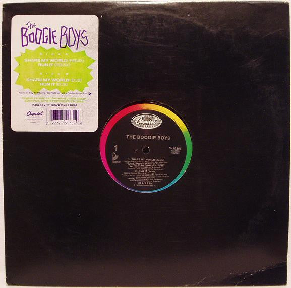 The Boogie Boys* : Share My World / Run It (12")