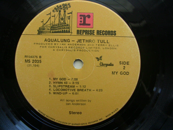 Jethro Tull : Aqualung (LP, Album, Club)
