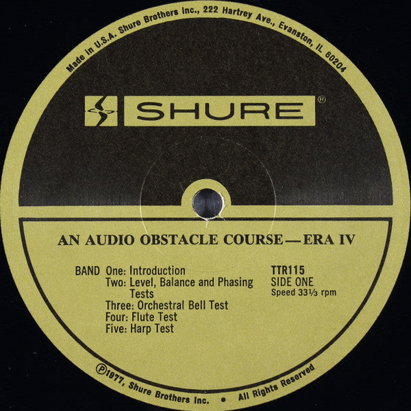 No Artist : Era IV An Audio Obstacle Course (LP, Gat)