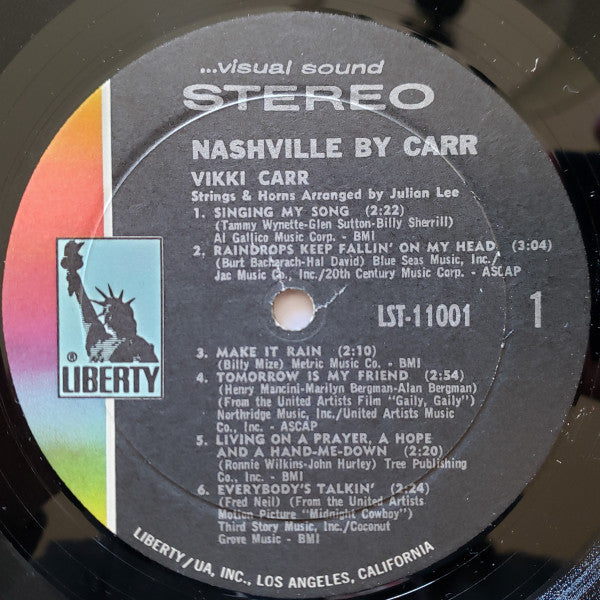 Vikki Carr : Nashville By Carr (LP, Album)