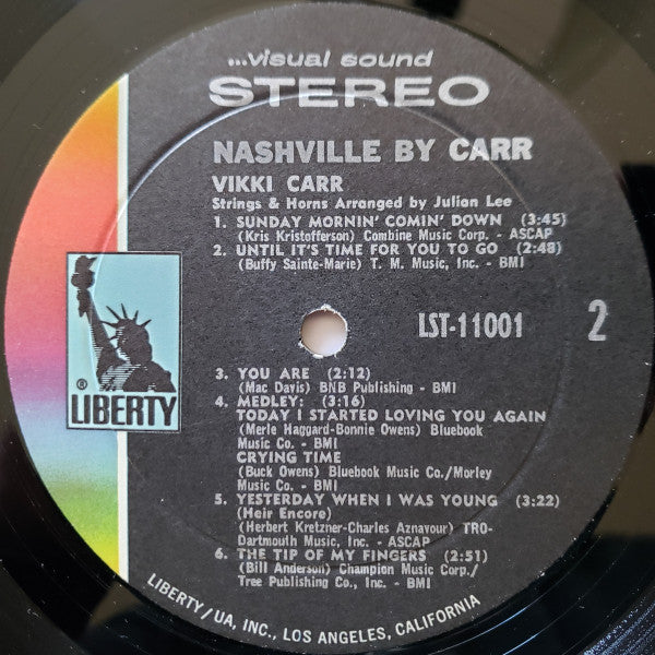 Vikki Carr : Nashville By Carr (LP, Album)
