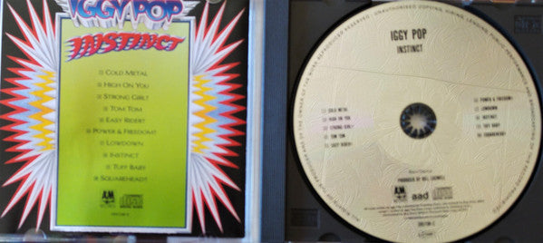 Iggy Pop : Instinct (CD, Album, RP, PMD)