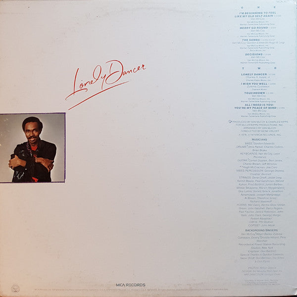 Van McCoy : Lonely Dancer (LP, Album)