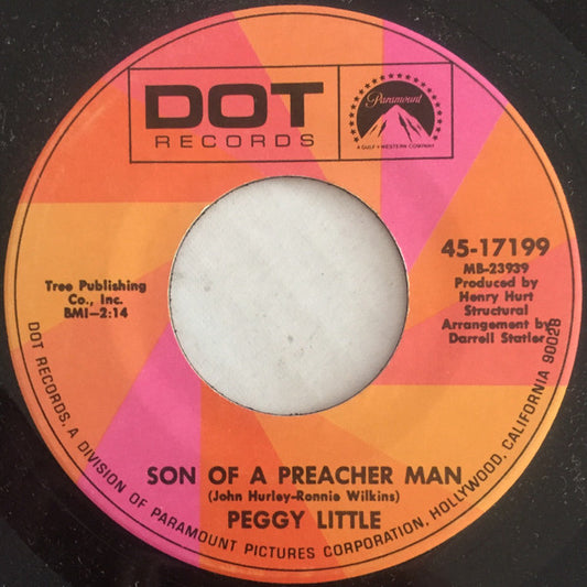 Peggy Little : Son Of A Preacher Man (7", Single)