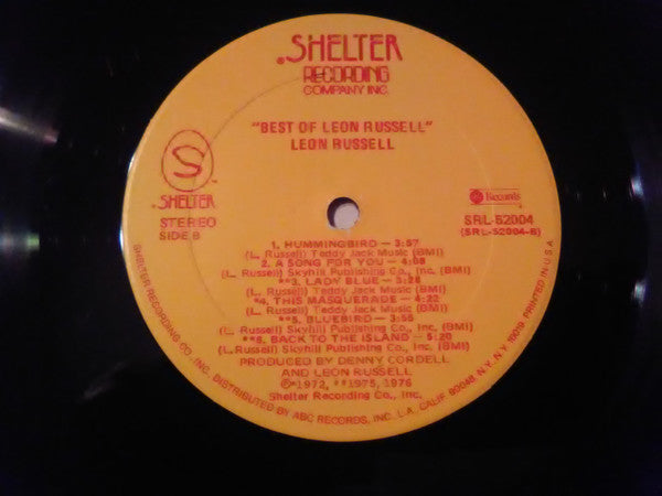 Leon Russell : Best Of Leon (LP, Comp, Kee)