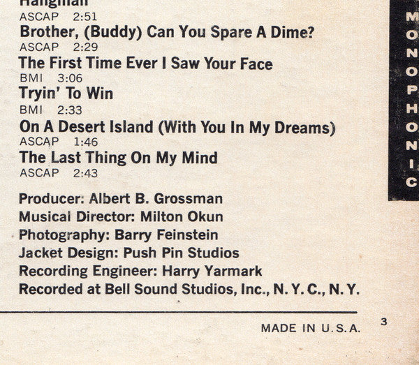 Peter, Paul And Mary* : See What Tomorrow Brings (LP, Album, Mono, Ter)