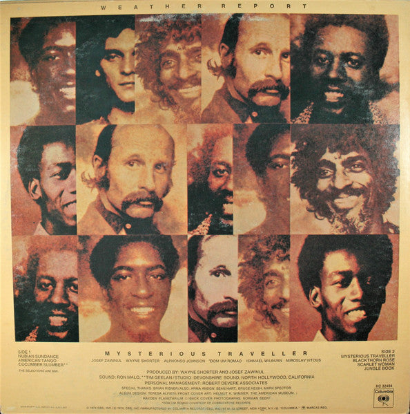 Weather Report : Mysterious Traveller (LP, Album, Ter)