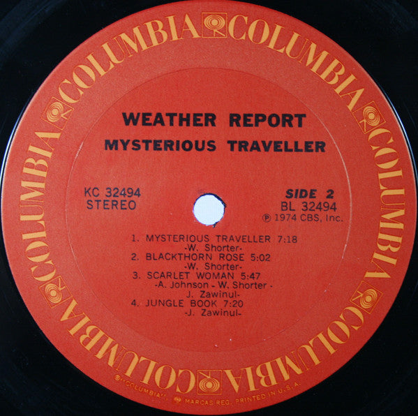 Weather Report : Mysterious Traveller (LP, Album, Ter)