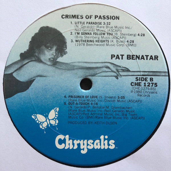 Pat Benatar : Crimes Of Passion (LP, Album, RP, San)