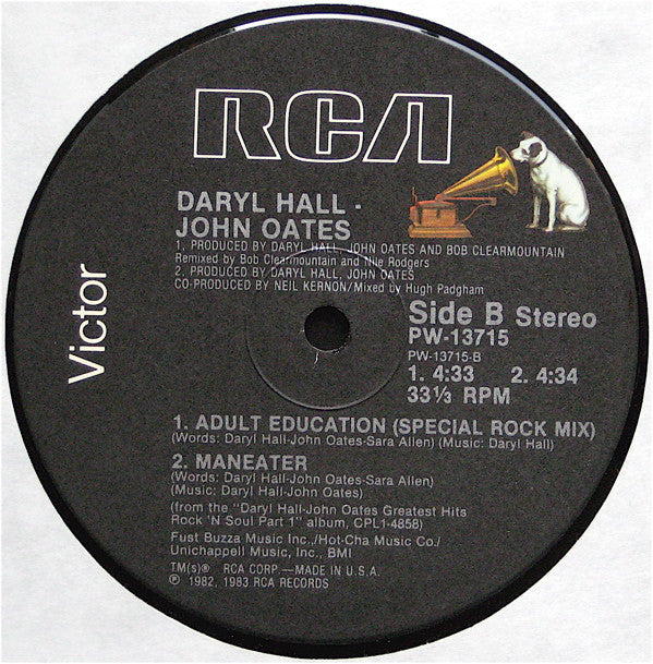 Daryl Hall John Oates* : Adult Education (Special Club Mix) (12")
