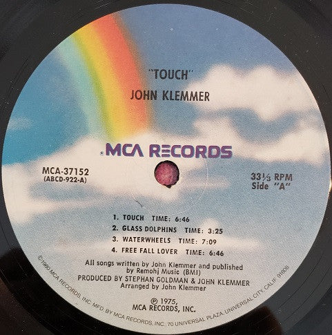 John Klemmer : Touch (LP, Album, RE, Pic)