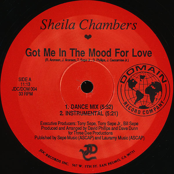 Sheilah Chambers : Got Me In The Mood For Love (12")