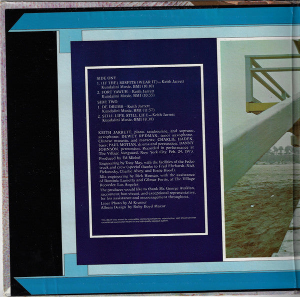 Keith Jarrett : Fort Yawuh (LP, Album, Quad)