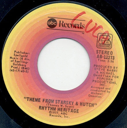 Rhythm Heritage : Theme From Starsky & Hutch / Disco Queen (7", Single)