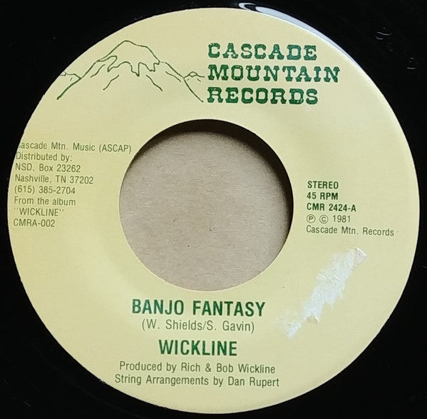 Wickline : Banjo Fantasy / Do Fish Swim? (7", Single)