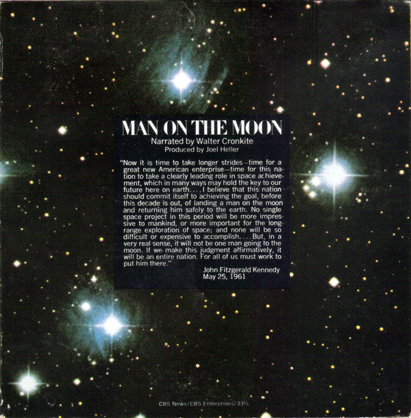 Walter Cronkite : Man On The Moon (7", Ter)