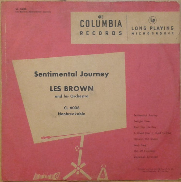 Les Brown And His Orchestra : Sentimental Journey (10")