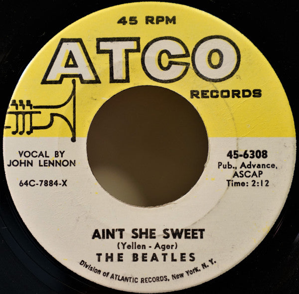 The Beatles : Ain't She Sweet / Nobody's Child (7", Single)