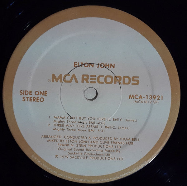 Elton John : The Thom Bell Sessions (12", EP, Spe)