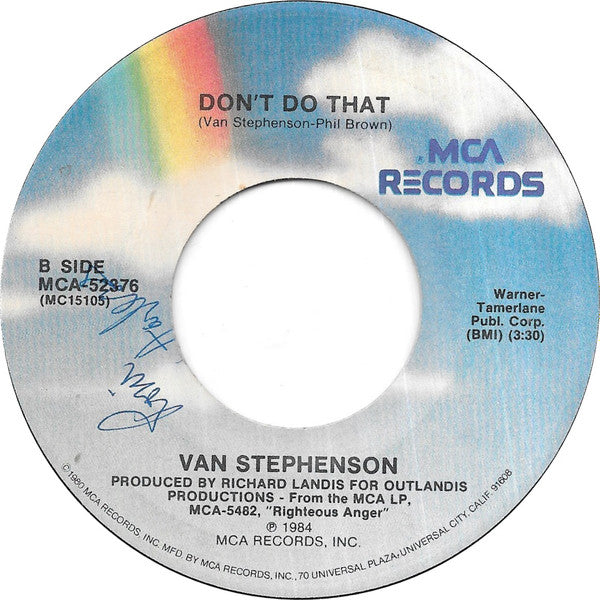 Van Stephenson : Modern Day Delilah (7")