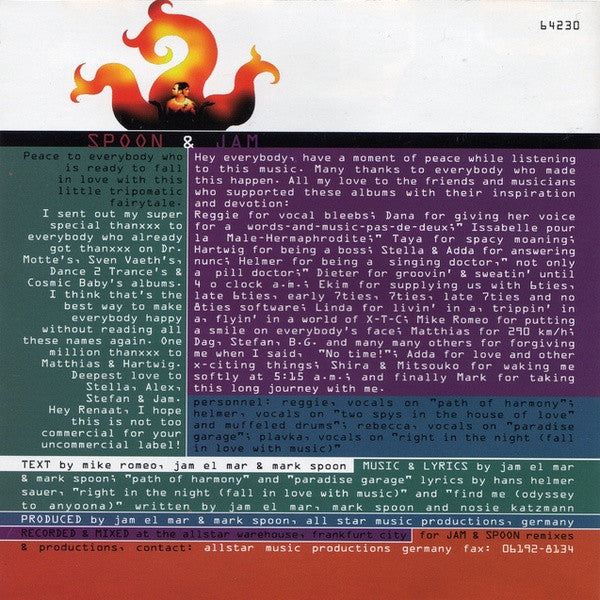 Jam & Spoon : Tripomatic Fairytales 2001 (CD, Album, RE)