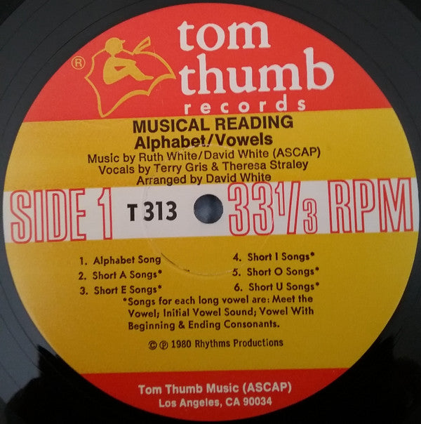 Ruth White / David White : Musical Reading (Alphabet / Vowels) (LP)