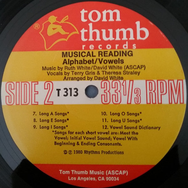 Ruth White / David White : Musical Reading (Alphabet / Vowels) (LP)