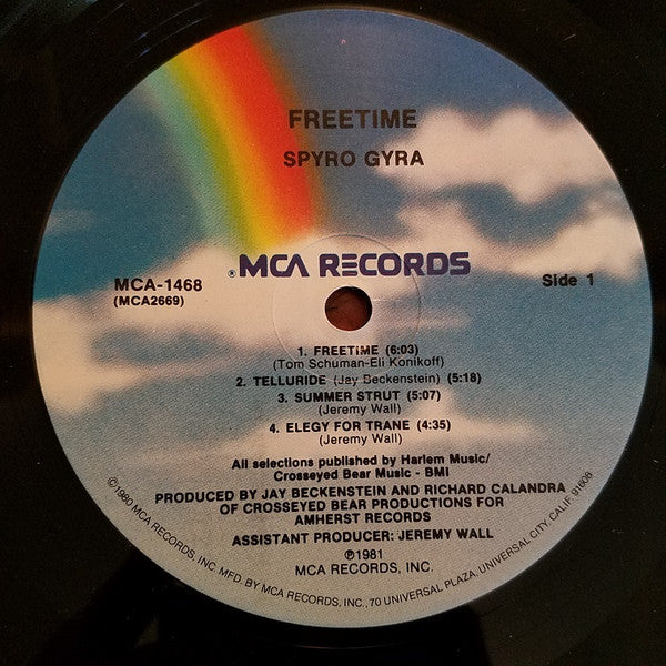Spyro Gyra : Freetime (LP, Album)