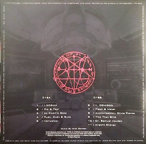Mick Gordon : Doom (Original Game Soundtrack) (2xLP, 180)