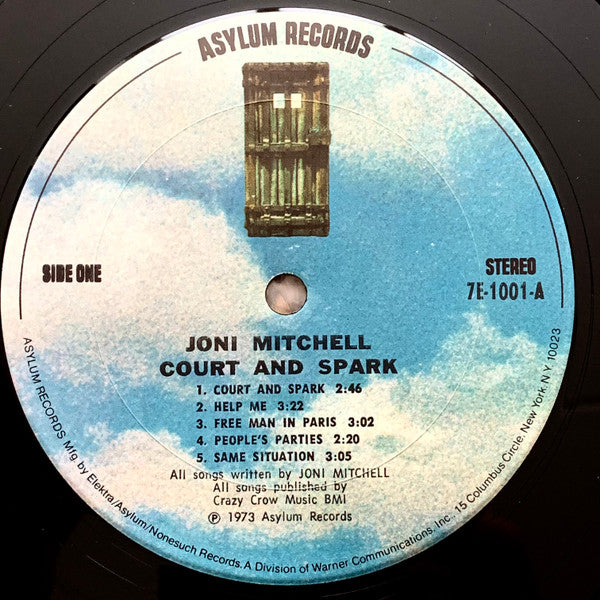 Joni Mitchell : Court And Spark (LP, Album, Gat)