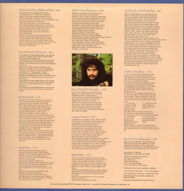 Cat Stevens : Tea For The Tillerman (LP, Album)