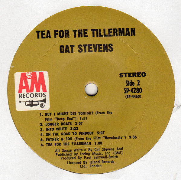 Cat Stevens : Tea For The Tillerman (LP, Album)
