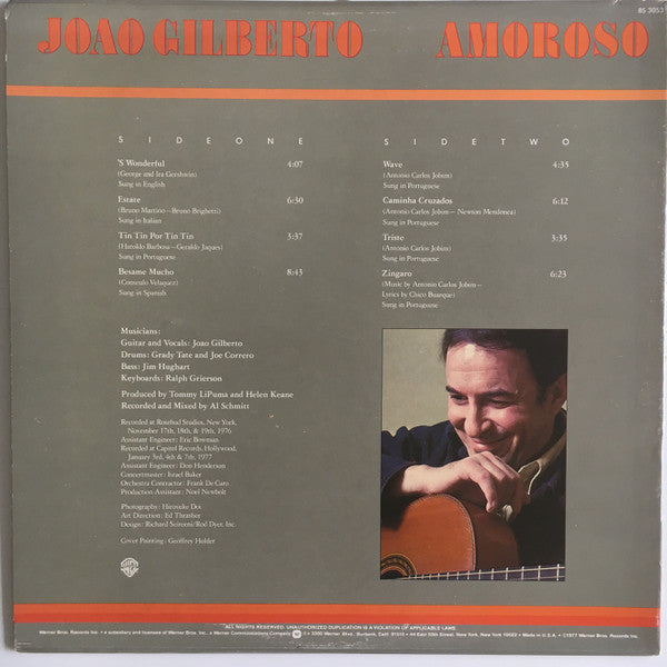 João Gilberto : Amoroso (LP, Album)