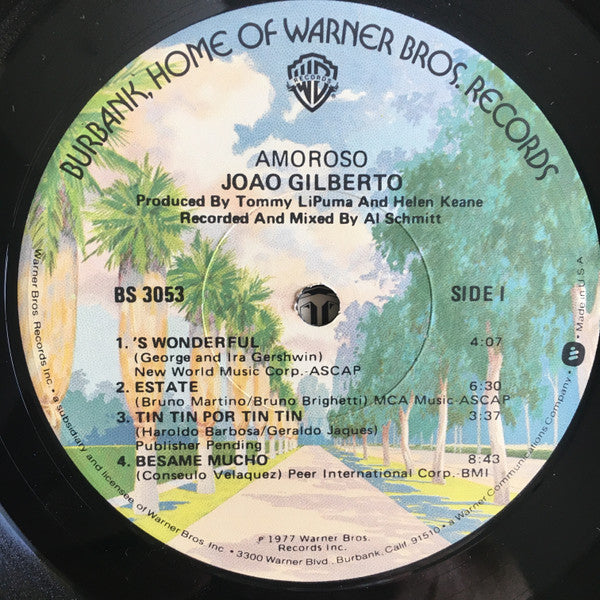 João Gilberto : Amoroso (LP, Album)