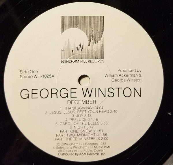 George Winston : December (LP, Album, RE, Ele)
