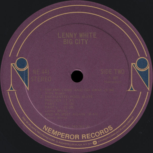 Lenny White : Big City (LP, Album, RI )