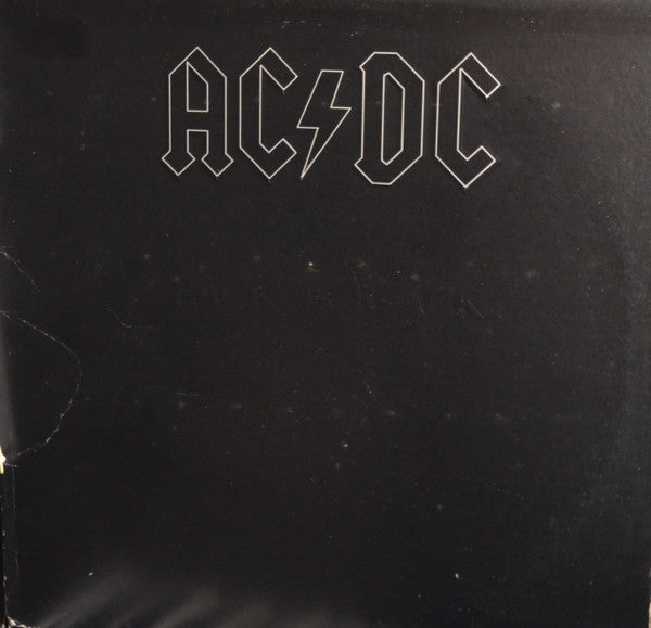 AC/DC : Back In Black (LP, Album, Club, CRC)