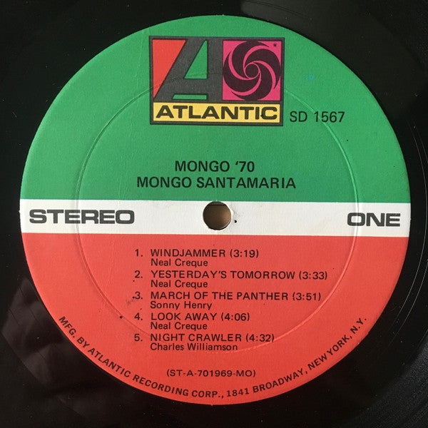 Mongo Santamaria : Mongo '70 (LP, Album, Mon)