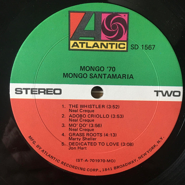 Mongo Santamaria : Mongo '70 (LP, Album, Mon)