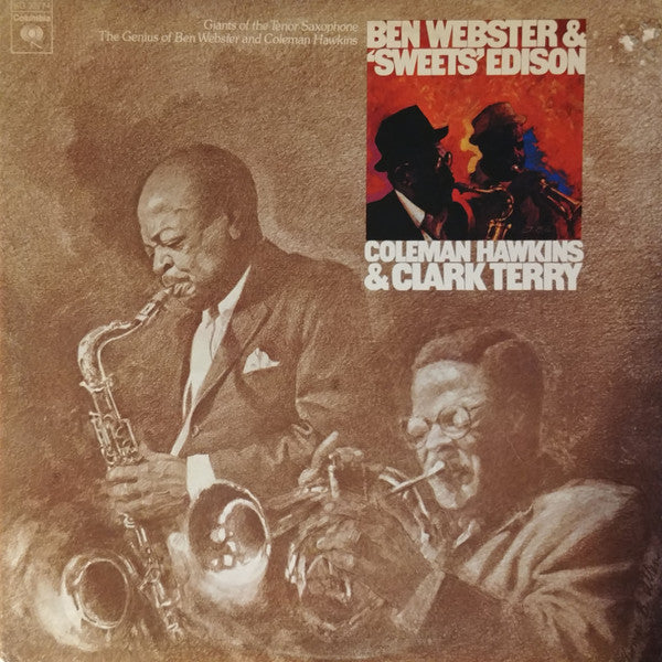 Ben Webster & 'Sweets' Edison* / Coleman Hawkins & Clark Terry : Giants Of The Tenor Saxophone / The Genius Of Ben Webster And Coleman Hawkins (2xLP, Comp)