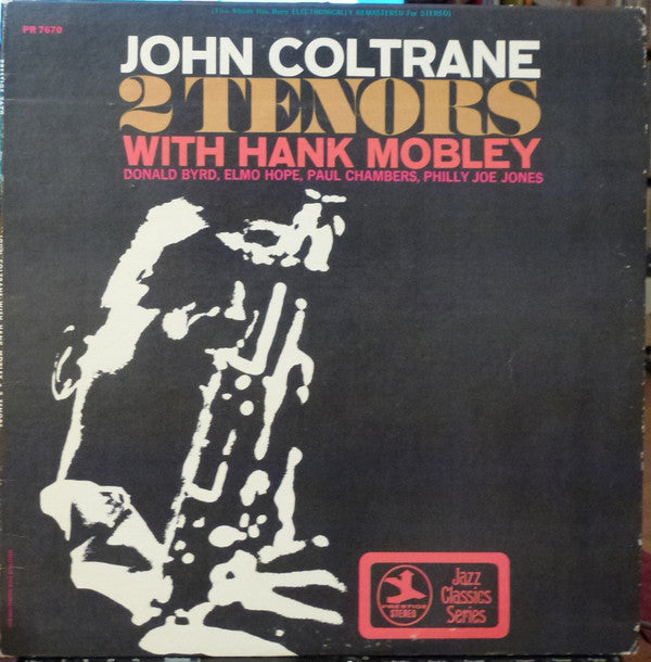 John Coltrane With Hank Mobley : 2 Tenors (LP, Album, RE, RM)