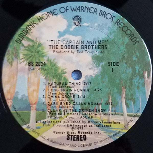 The Doobie Brothers : The Captain And Me (LP, Album, RP, Ter)
