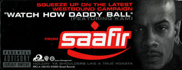 Saafir : Watch How Daddy Ball (12", Promo)
