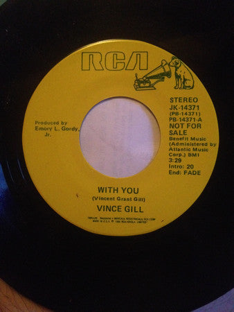Vince Gill : With You (7", Promo)