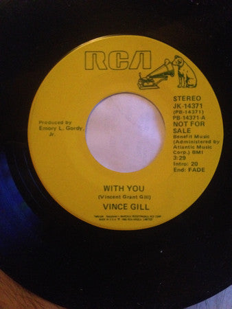 Vince Gill : With You (7", Promo)