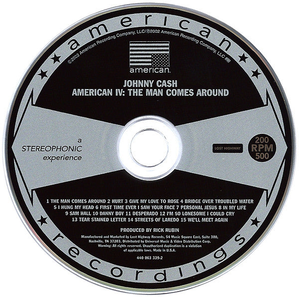 Johnny Cash : American IV: The Man Comes Around (CD, Album, RE, UML + DVD-V, NTSC)