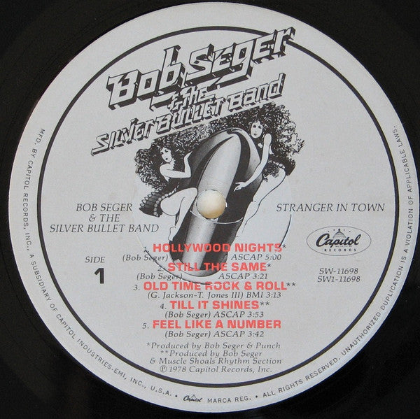Bob Seger & The Silver Bullet Band* : Stranger In Town (LP, Album, Los)