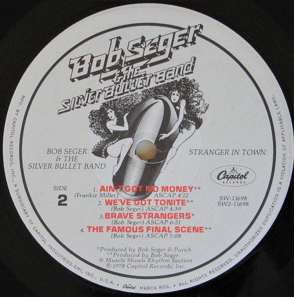 Bob Seger & The Silver Bullet Band* : Stranger In Town (LP, Album, Los)