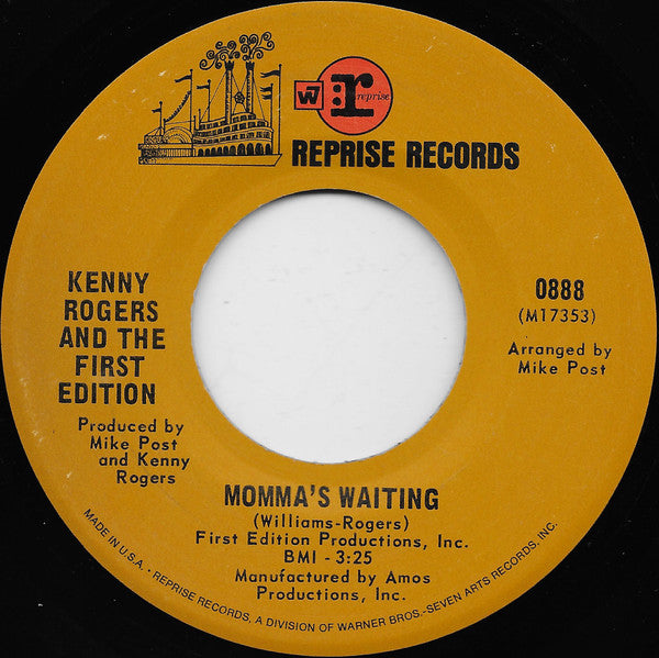 Kenny Rogers And The First Edition* : Something's Burning (7", Single, San)