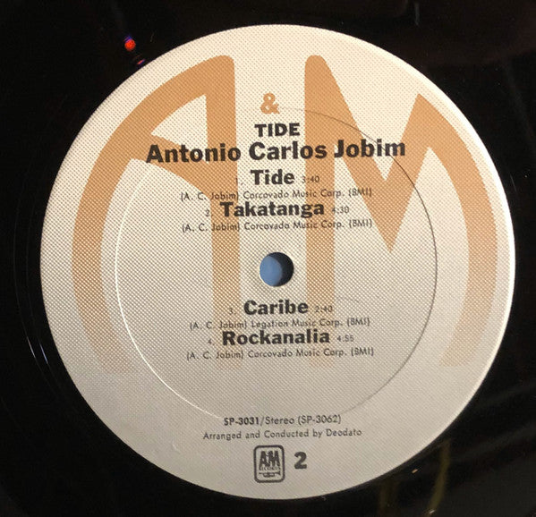 Antonio Carlos Jobim : Tide (LP, Album, RE, Gat)